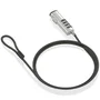 Aisens Cable de Seguridad tipo Nano con Combinación ASLK-D50N05-BK, Negro, 1.5m